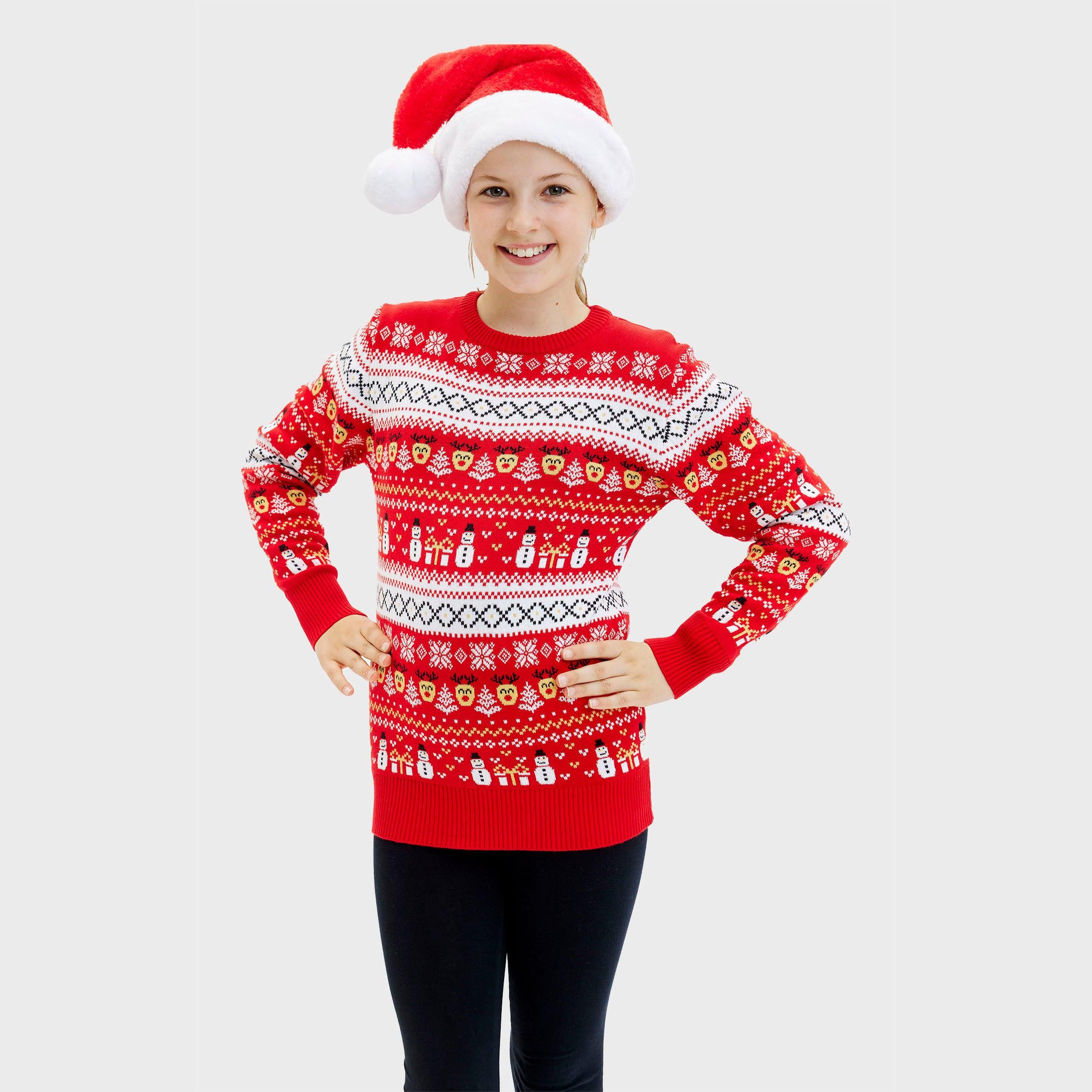 The Reinstyle Sweater Rot - Kinder.